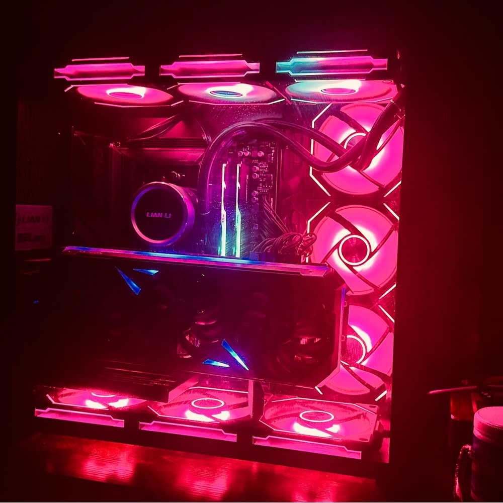 RGB Gaming PC Case with LED Fans